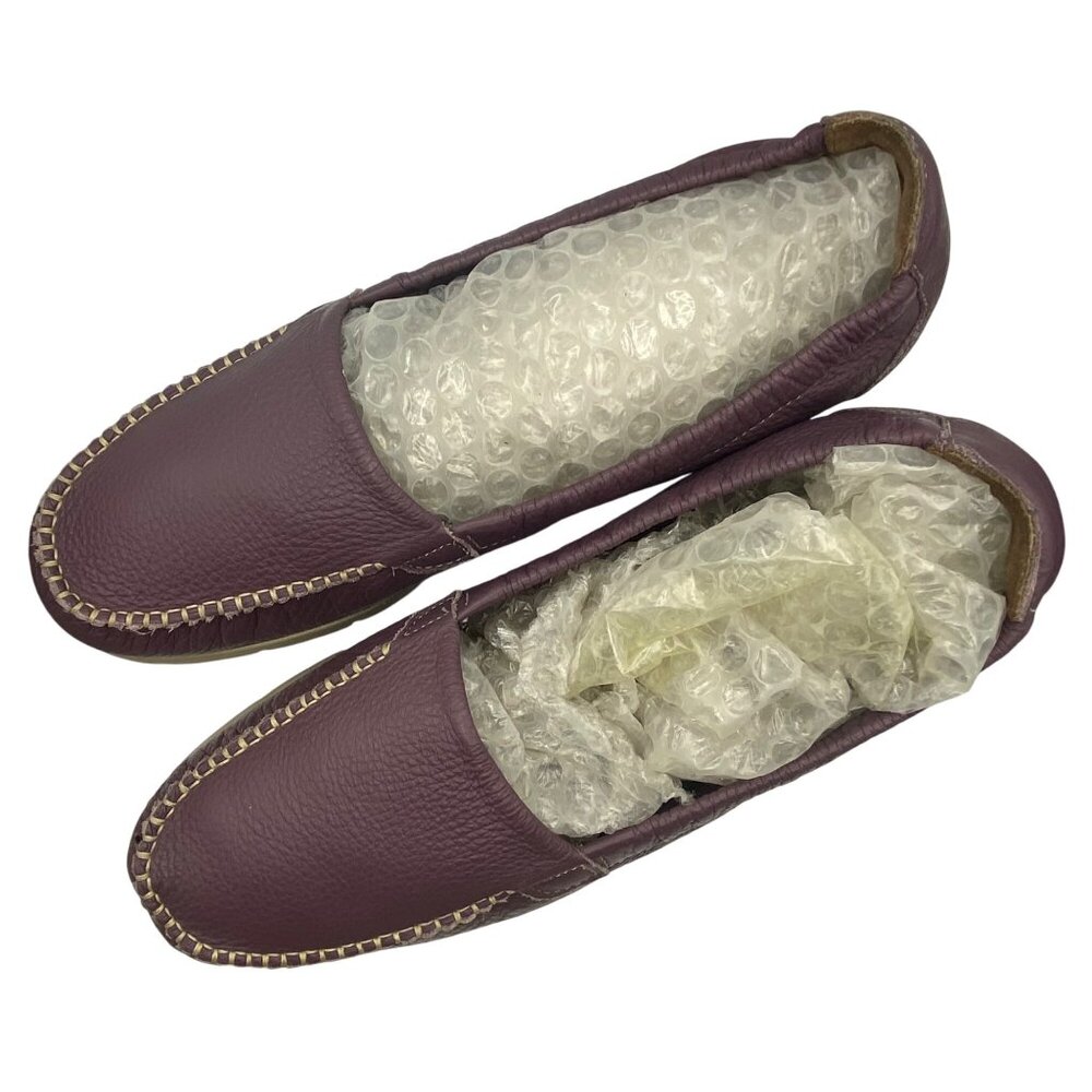 SAS Sunny Slip On Loafer Purple Pebbled Leather US 11 M Comfort Shoes USA Made - Picture 15 of 15